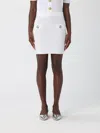 Balmain Skirt  Woman Color White In White