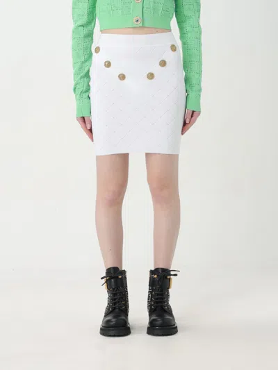 Balmain Skirt  Woman Colour White