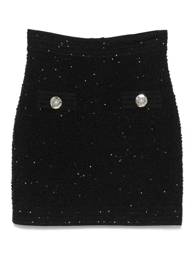 Balmain Skirt In Black