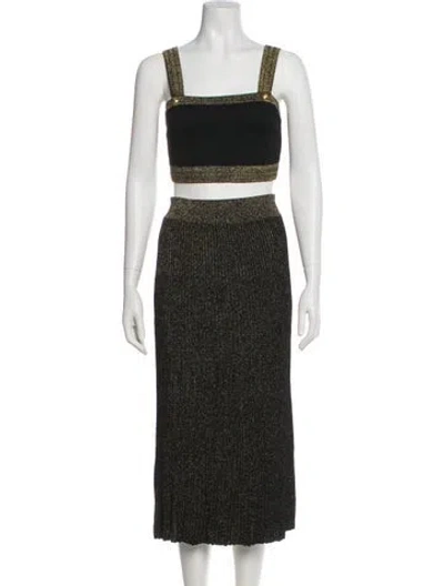 Pre-owned Balmain Skirt Set In Multi