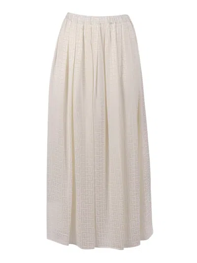 Balmain Kids'  Skirt In Brown