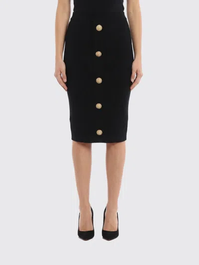 Balmain スカート  レディース カラー ブラック In Black