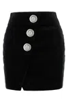 Balmain Skirt With Asymmetric Hem And Decorative Buttons