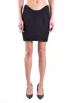 Balmain Skirts Black In Black