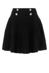 Balmain Minigonna Bottoni In Noir