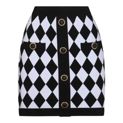 Balmain Skirts In Bianco