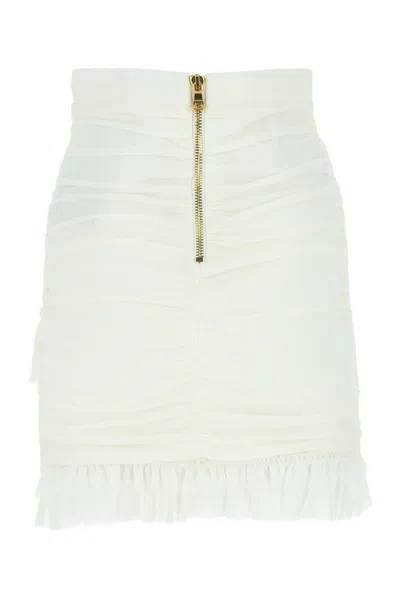 Balmain Skirts In White