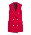 Balmain Paris Kids Dress In Red