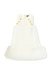 Balmain Sleeveless Dress In White