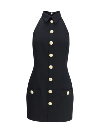 BALMAIN SLEEVELESS SHORT DRESS