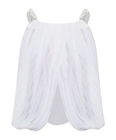 Balmain Sleeveless Top In White