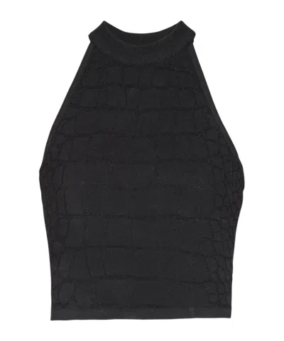 Balmain Sleeveless Vest In Black