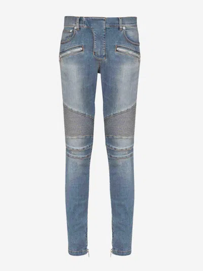 BALMAIN BALMAIN SLIM BIKER JEANS