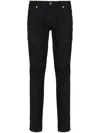 BALMAIN BALMAIN SLIM CLEAN BLACK WASH DENIM PANTS CLOTHING