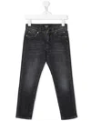 Balmain Slim-cut Denim Jeans In 灰色