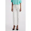 Balmain Slim Fit Ankle Jeans In White