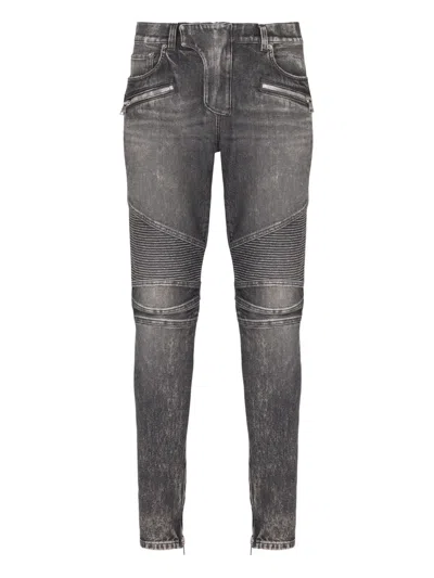 Balmain Slim-fit Biker Jeans