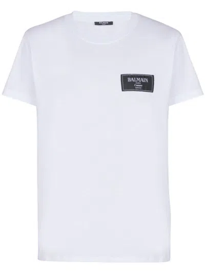 Balmain T-shirt With Logo In White