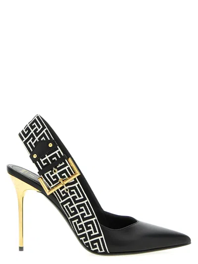 Balmain Slingback Ruby In Multi