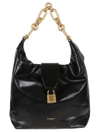 Balmain Slouchy Black Handbag