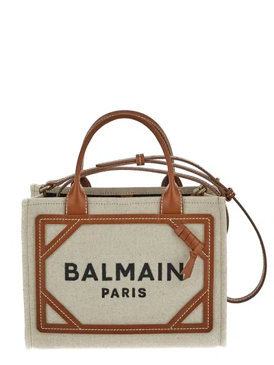 Balmain Small B-army Bag In White