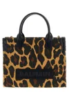 Balmain Small B-army Shopping Bag In Brown