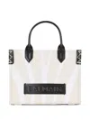 Balmain Small B-army Tote Bag In Black