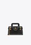 Balmain Small B-buzz Polka Dot Top Handle Bag