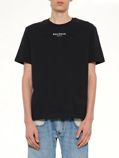 Balmain Small  Paris T-shirt In Black