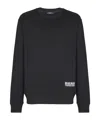 Balmain Logo-print Sweatshirt In Black
