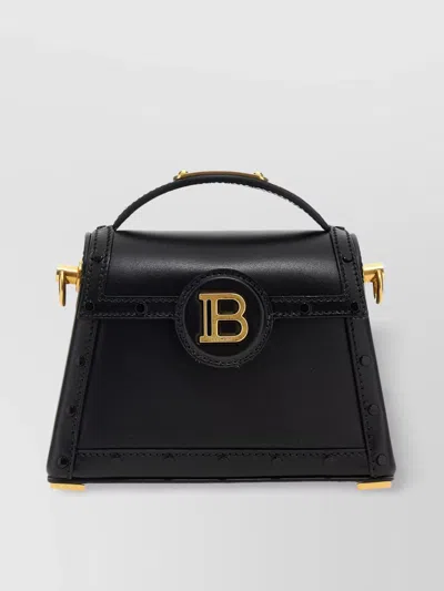Balmain Small Handbag With Structured Silhouette And Chain Strap