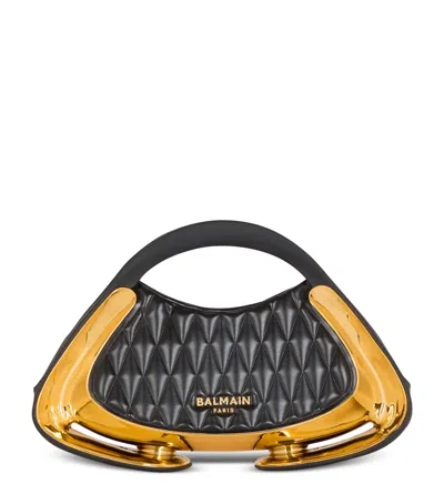 BALMAIN SMALL JOLIE MADAME TOP-HANDLE BAG