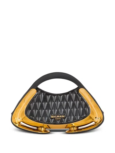 Balmain Small Jolie Madame Top-handle Bag In Black