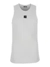Balmain Logo-embroidered Tank Top In Multicolor