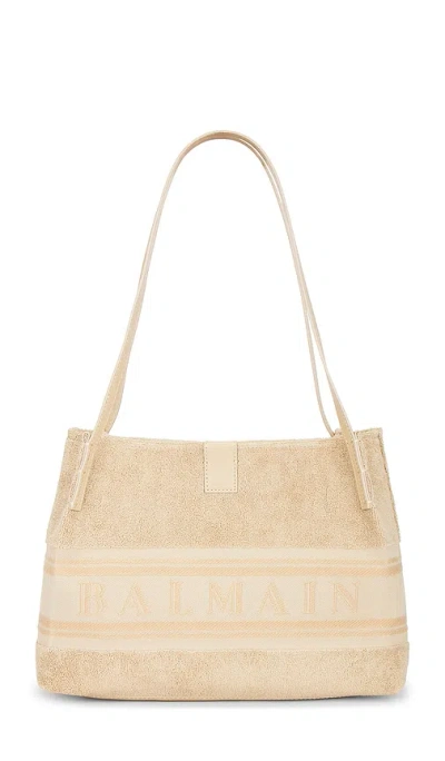 Balmain Small Release Shopper バッグ In Sand
