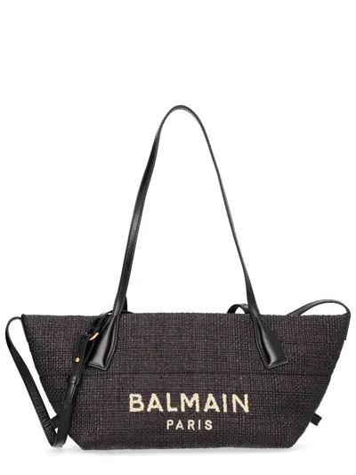 Balmain Small "track" Bag In Brown
