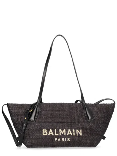 Balmain Small "track" Bag In Black