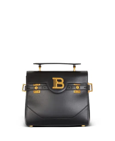 Balmain Women's Smooth Leather B-buzz 23 Bag In Black