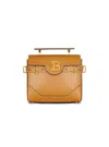 Balmain Smooth Leather B-buzz 23 Bag In Brown