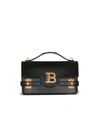 Balmain Smooth Leather B-buzz 24 Bag In Black