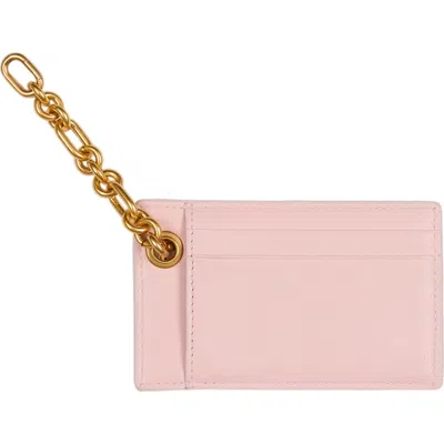 Balmain Smooth Leather Pulse Card Holder In Black