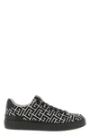 Balmain B Court Monogram Jacquard Low Top Sneaker In Multi