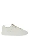 Balmain Leather Court Sneakers For Women In White