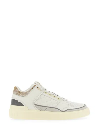 Balmain White B-court Sneakers