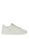 Balmain Leather Court Sneakers For Women In White