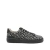 Balmain Black Low Top Sneakers In Black