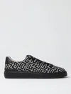 Balmain Black Low Top Sneakers In Schwarz