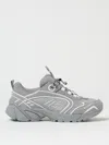 Balmain Sneakers In Mixed Materials In Grey