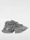 Balmain Unicorn Wave Fleece Sneakers In Grey