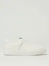 Balmain B-court Leather Sneakers In White
